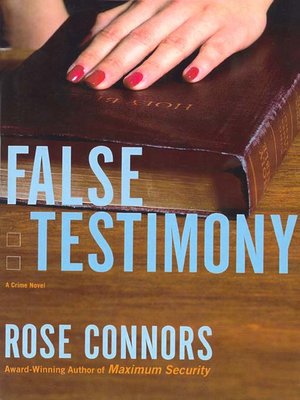 cover image of False Testimony